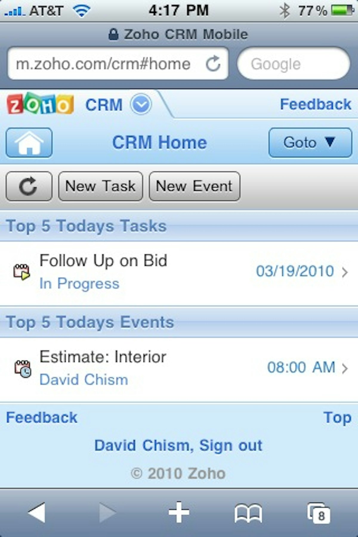  A Review of Zoho CRM for iPhone & Desktop